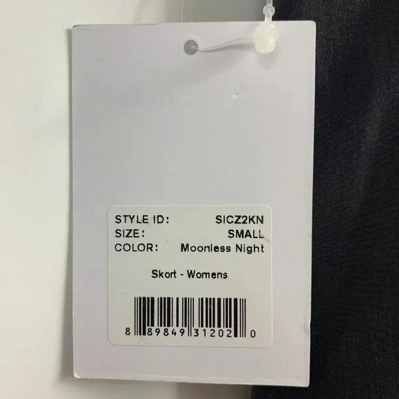 Stoic Women's Athletic Sport Athletic Elastic Waist Skort in Moonless Size S NWT - Picture 6 of 12